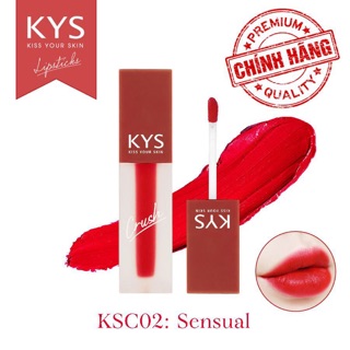 SON KEM LÌ CRUSH CHOCOLATE KYS (ĐỎ LẠNH)
