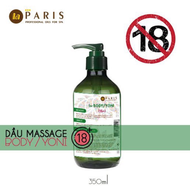 Tinh Dầu Massage Body Yoni 18+ Chai 350ml