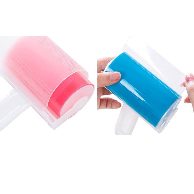 Cây lăn bụi quần áo vải gường lông chó mèo Gel Silicol tái sử dụng nhiều lần