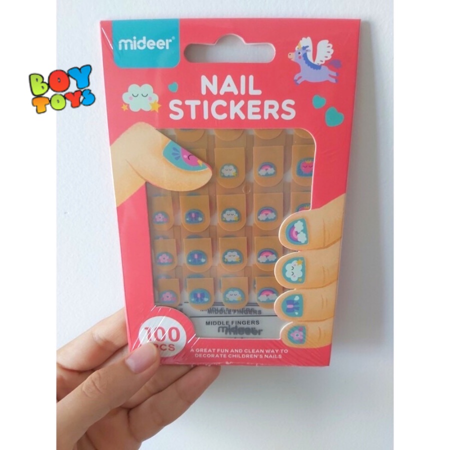 Hình dán móng tay cao cấp Mideer dễ thương cho bé gái