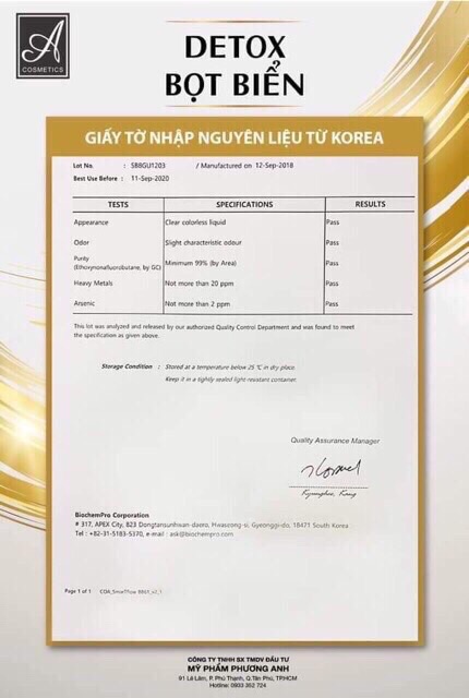 DETOX BỌT BIỂN ACOMETIC