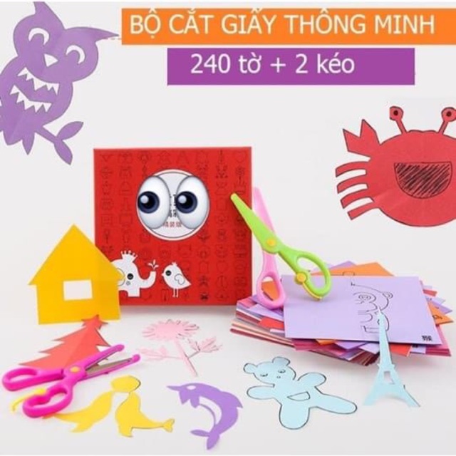 Bộ Cắt Giấy Origami