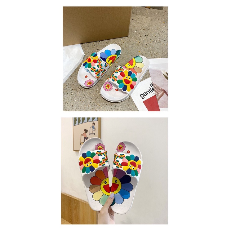 Dép Đi Biển Thoáng Khí Chống Mòn In Hình Hoa Hướng Dương Dễ Thương Chzk 2022 CHZK005