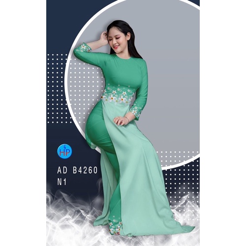 Vải áo dài hoa eo