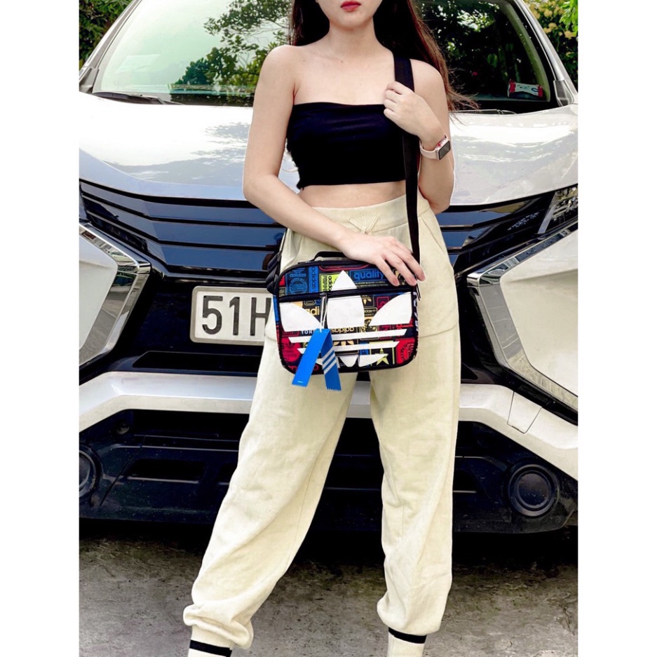 Túi đeo chéo nữ, cặp đeo chéo adidas crossbag siêu chất, phong cách hàn quốc FULL COLOR - AZ0821