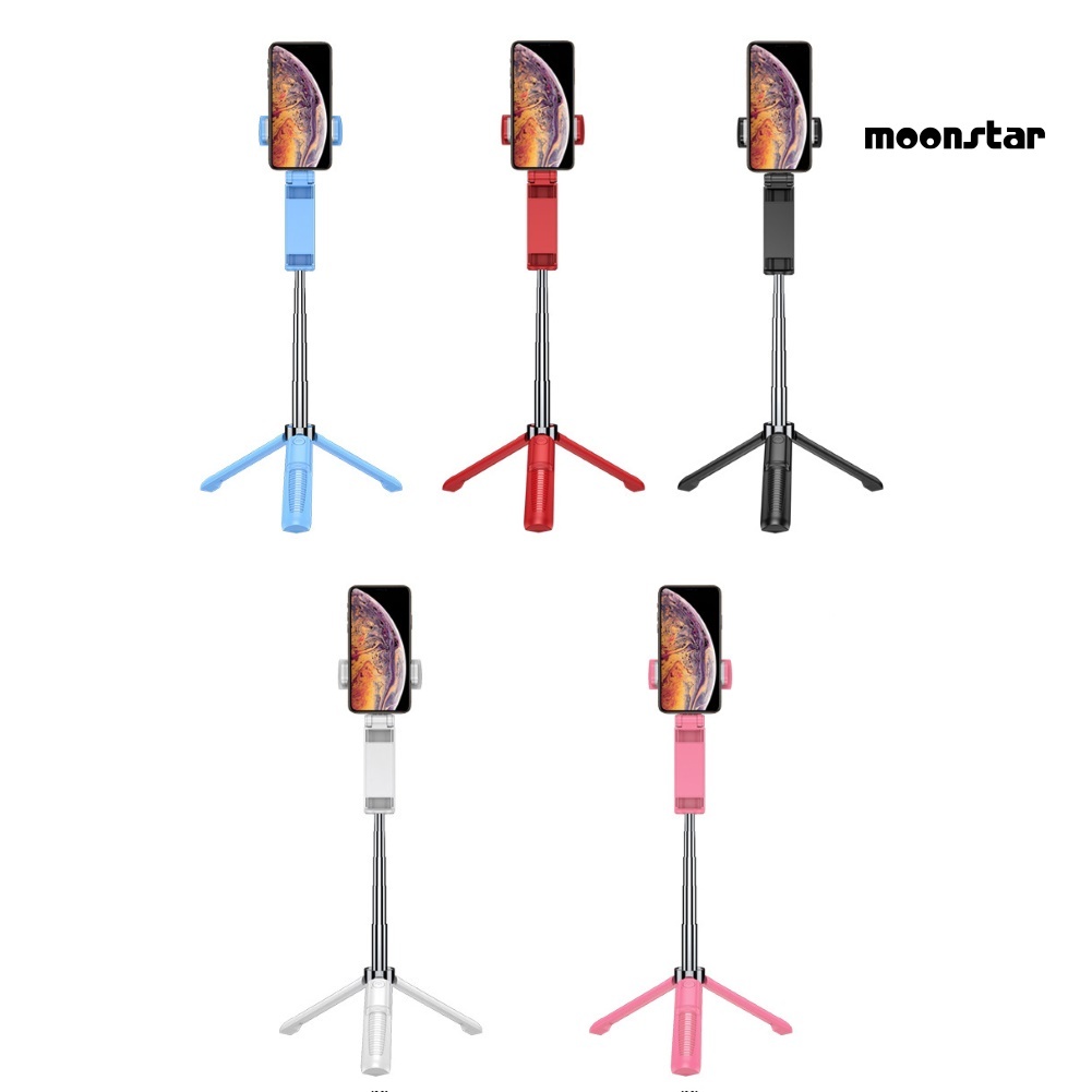 MNmoonstar 2 in 1 Telescopic Bluetooth Mobile Phone Selfie Stick Remote Shutter Tripod