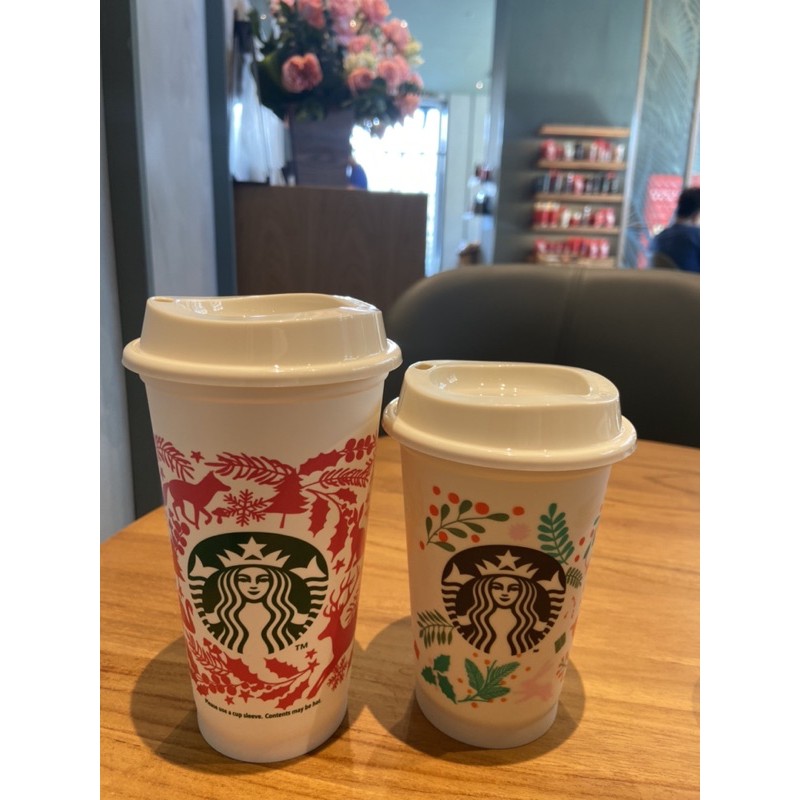 Topper Reuseable Giáng Sinh Starbuck 2020