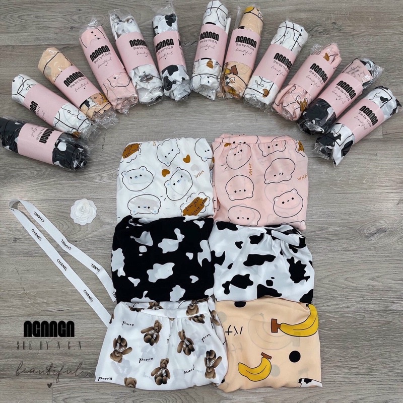 SET NGỦ LỤA 2 DÂY LỤA MANGO NGN HỌA TIẾT ĐÁNG YÊU HOT HIT | BigBuy360 - bigbuy360.vn