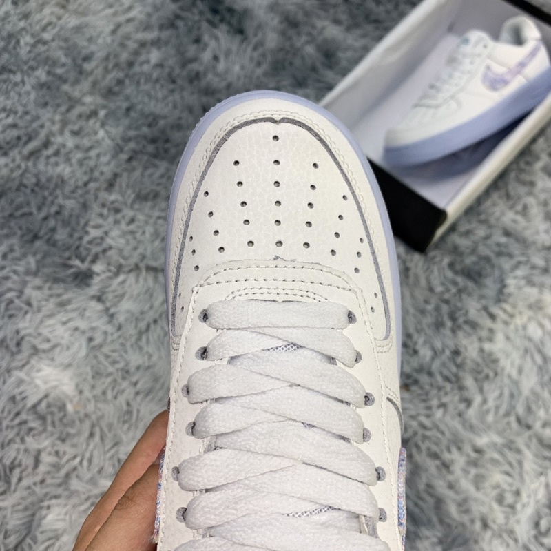 Giầy AF1 Trắng Đế Xanh Hàng Cao Cấp  Giày Thể Thao Nữ Tăng Chiều Cao