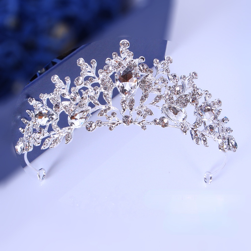 Vương Miện Công Chúa Bằng Hợp Kim Đính Đá Sang Trọng Cao Cấp Cho Bé