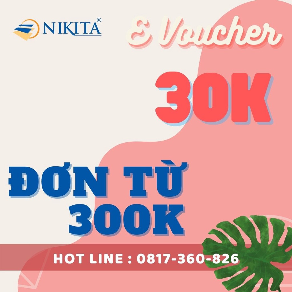 [Quà tặng Miễn Phí] E Voucher khách hàng thân thiết lần mua hàng tiếp theo NIKITA Official - Thang nhôm, giường xếp