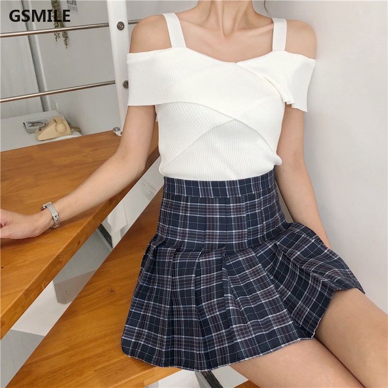 Áo dệt kim không tay màu trơn phong cách Hàn Quốc thời trang cho nữ | BigBuy360 - bigbuy360.vn