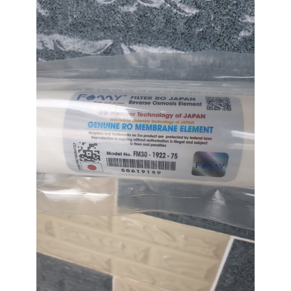 Màng lọc RO FAMY 75g chuyên dụng cho nước nhiễm mặn