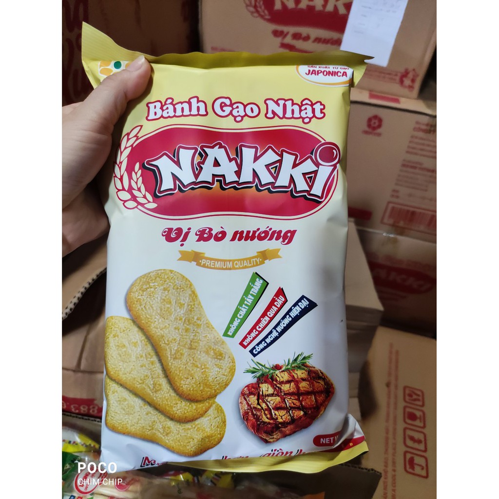 Bánh gạo mặn vị bò nướng
