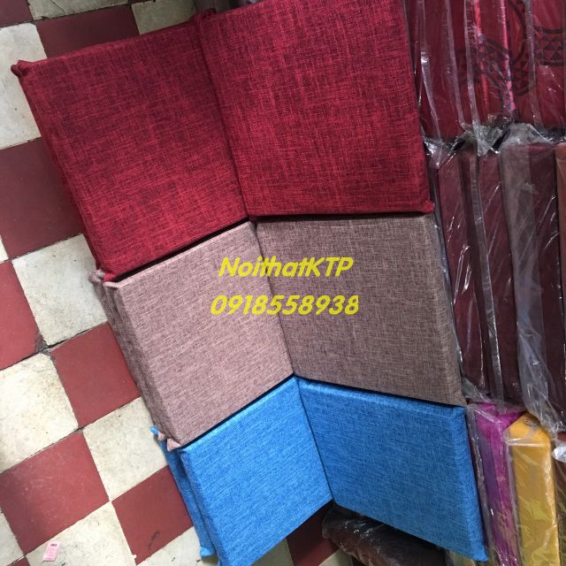 Nệm ngồi Noithatktp dày 5cm nhiều màu góc nhọn
