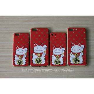 Ốp Dẻo Hình Mèo Nhật Dành Cho iPhone 6 , 6 Plus , iPhone 7 , 7 Plus