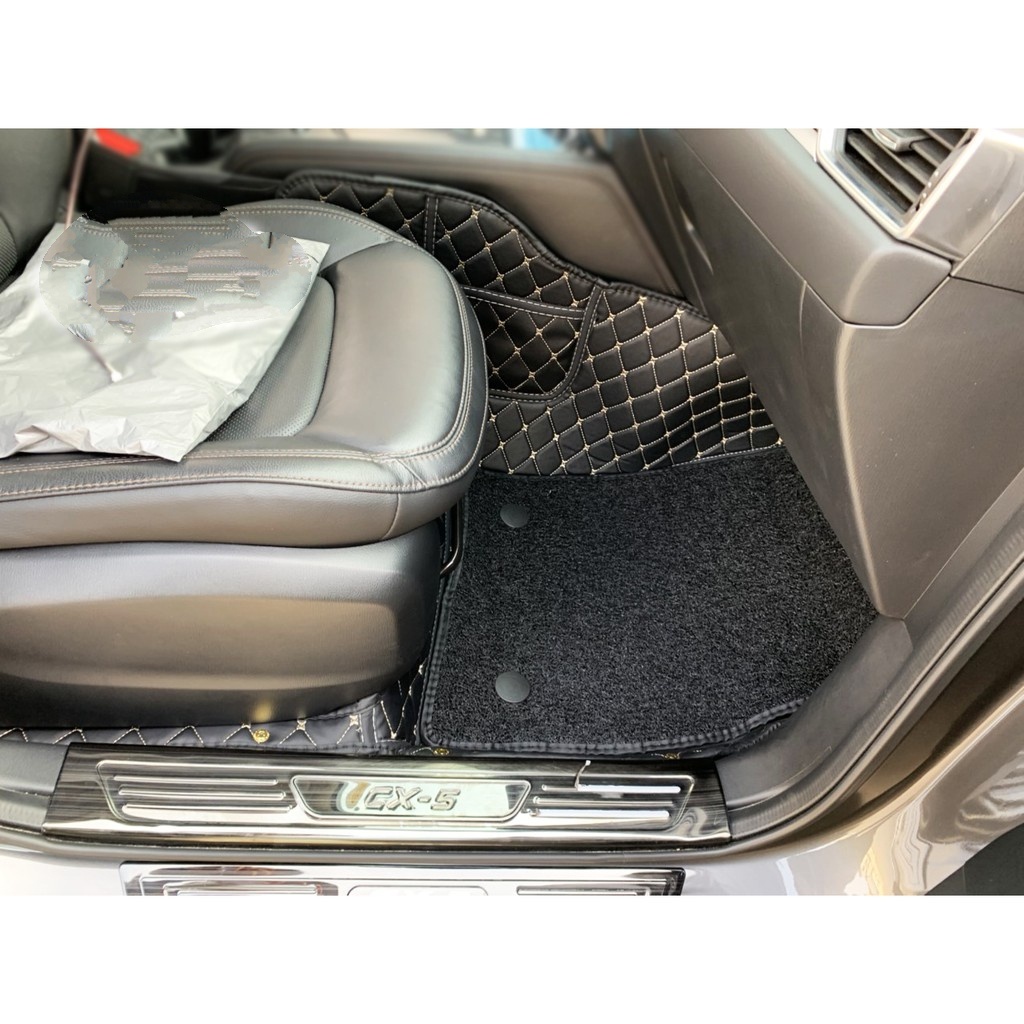 Thảm lót sàn ô tô 6D Mazda CX5 2013-2017 chống nước, không mùi, phủ kín 90% sàn xe