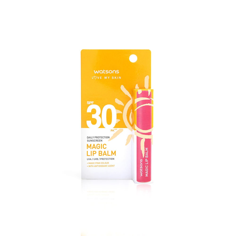 Son Dưỡng Môi Chống Nắng Watsons Daily Protection Sunscreen Magic Lip Balm SPF30 PA+++ 1.7g