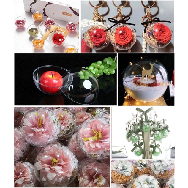 1 Quả Cầu Trong Suốt Đựng Kẹo Trang Trí Tiệc Cưới