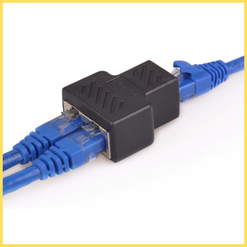 Đầu chuyển đổi chia dây mạng Lan Rj45 1 sang 2 dây