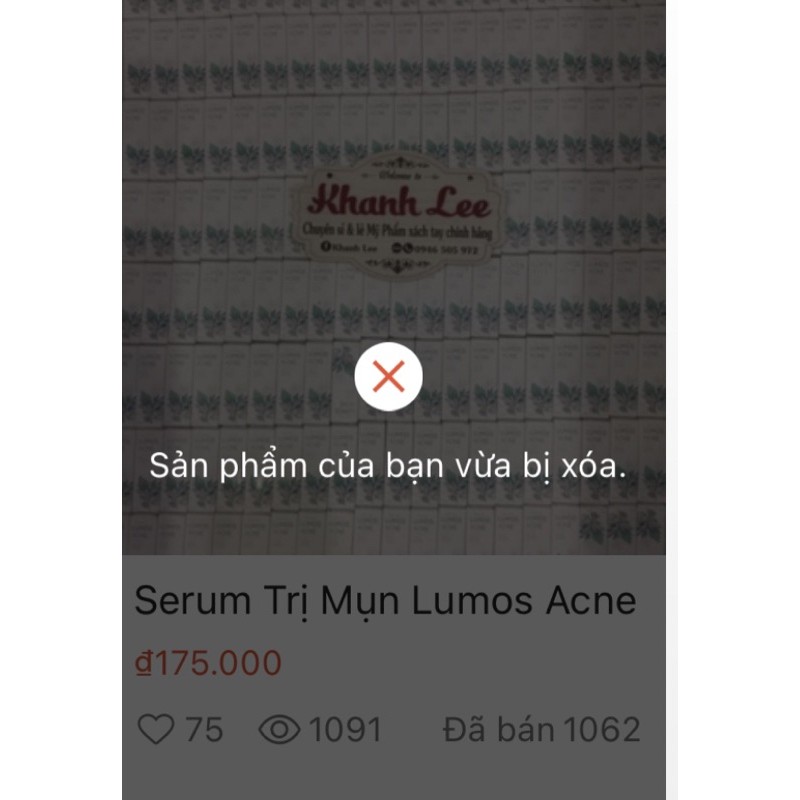 Serum mụn Lumos mẫu mới 2022 chai to | BigBuy360 - bigbuy360.vn