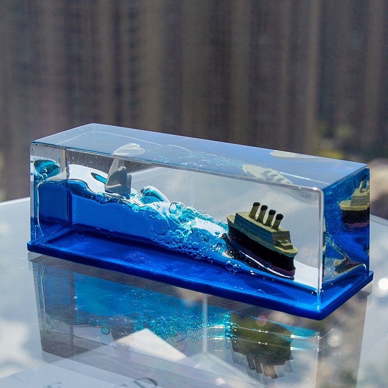 THUYỀN BẤT TỬ - mô hình mô phỏng tàu Titanic - trang trí, decor, xả stress