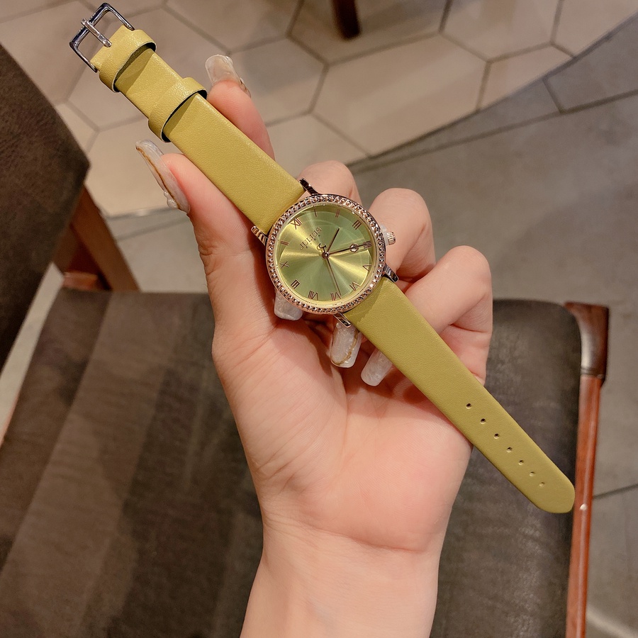 Đồng hồ nữ JA-1339 Julius Hàn Quốc dây da (chọn màu)