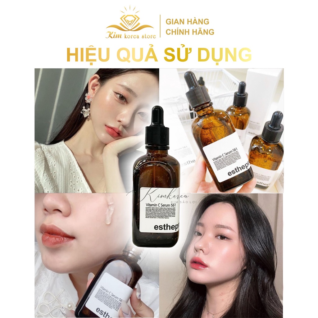 Serum Vitamin C Esthepro dưỡng trắng giảm thâm căng bóng mềm mịn da Esthemax vitamin C serum 561 mẫu mới