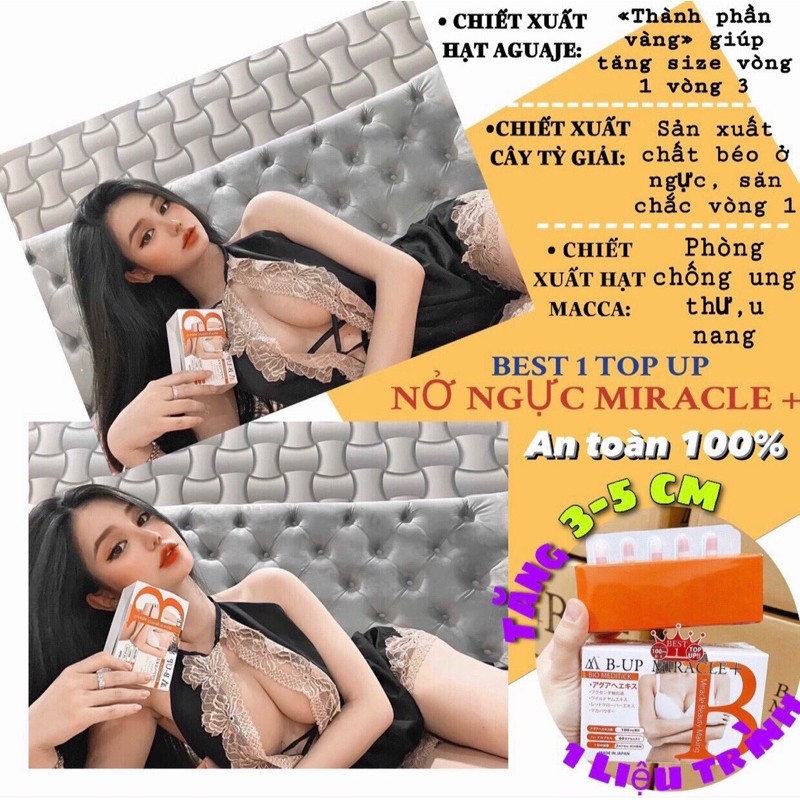 Nở ngực B up miracle | BigBuy360 - bigbuy360.vn