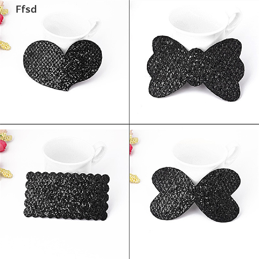 {Ffsd} Kẹp Tóc Mái Màu Đen Lấp Lánh Sang Trọng Bán Chạy