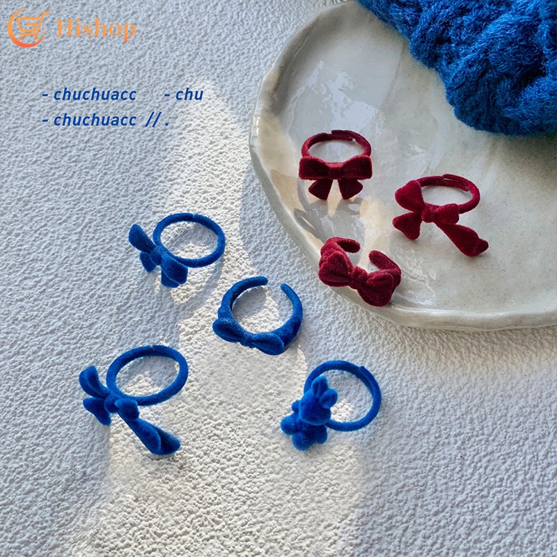 Nhẫn hình nơ dễ thương có thể điều chỉnh phong cách Hàn Quốc thời trang cho nữ