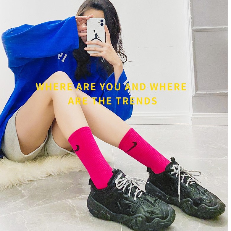 Tất nike - Vớ Nike cổ cao - lửng - Nhiều Màu Nam Nữ Phối cùng sneaker cực đẹp