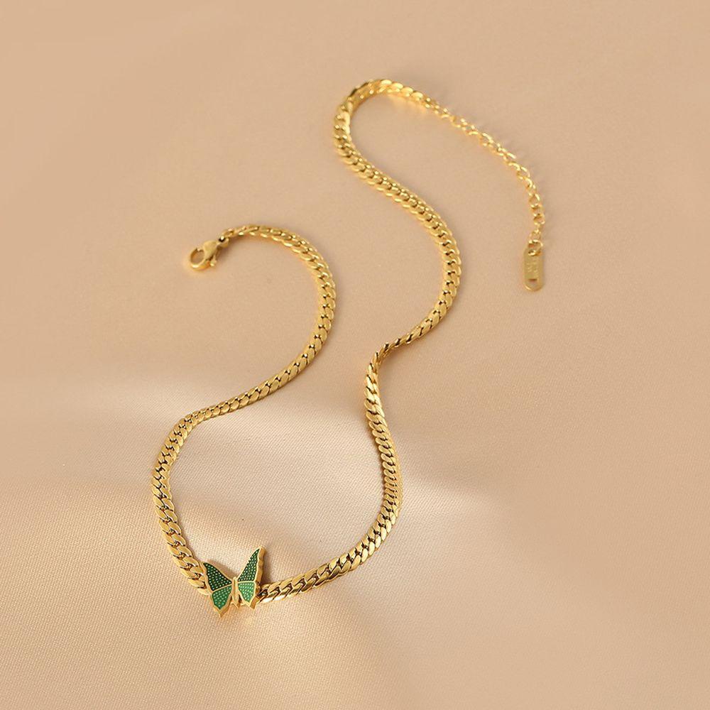 AROMA Vòng cổ Choker Bằng Thép Không Gỉ Tráng Men Thời Trang Cho Nữ