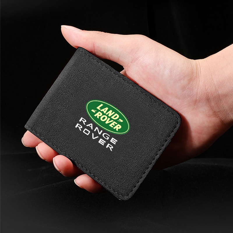 1 Giá Đỡ ID / Bằng Lái Xe Màu Đen Đa Năng In Logo Cho Land Rover Range Rover Autobiography Freelander DISCOVERY Sport