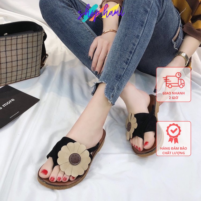 Tông Cúc Hoa Mi Siêu Dễ Thương Với 2 Màu Đen, Xanh Size Từ 35 Đến 40 SHOP HAMI D06