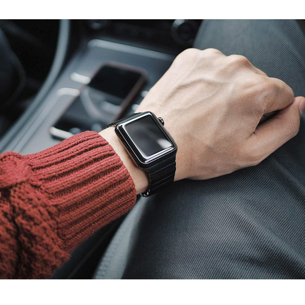 Dây Đeo Inox Cho Đồng Hồ Apple Watch Series 6 Se 5 4 3 44mm 40mm BUTTERFLY