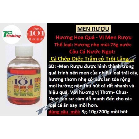 Hương liệu pha chế mồi câu 101 Đài Loan
