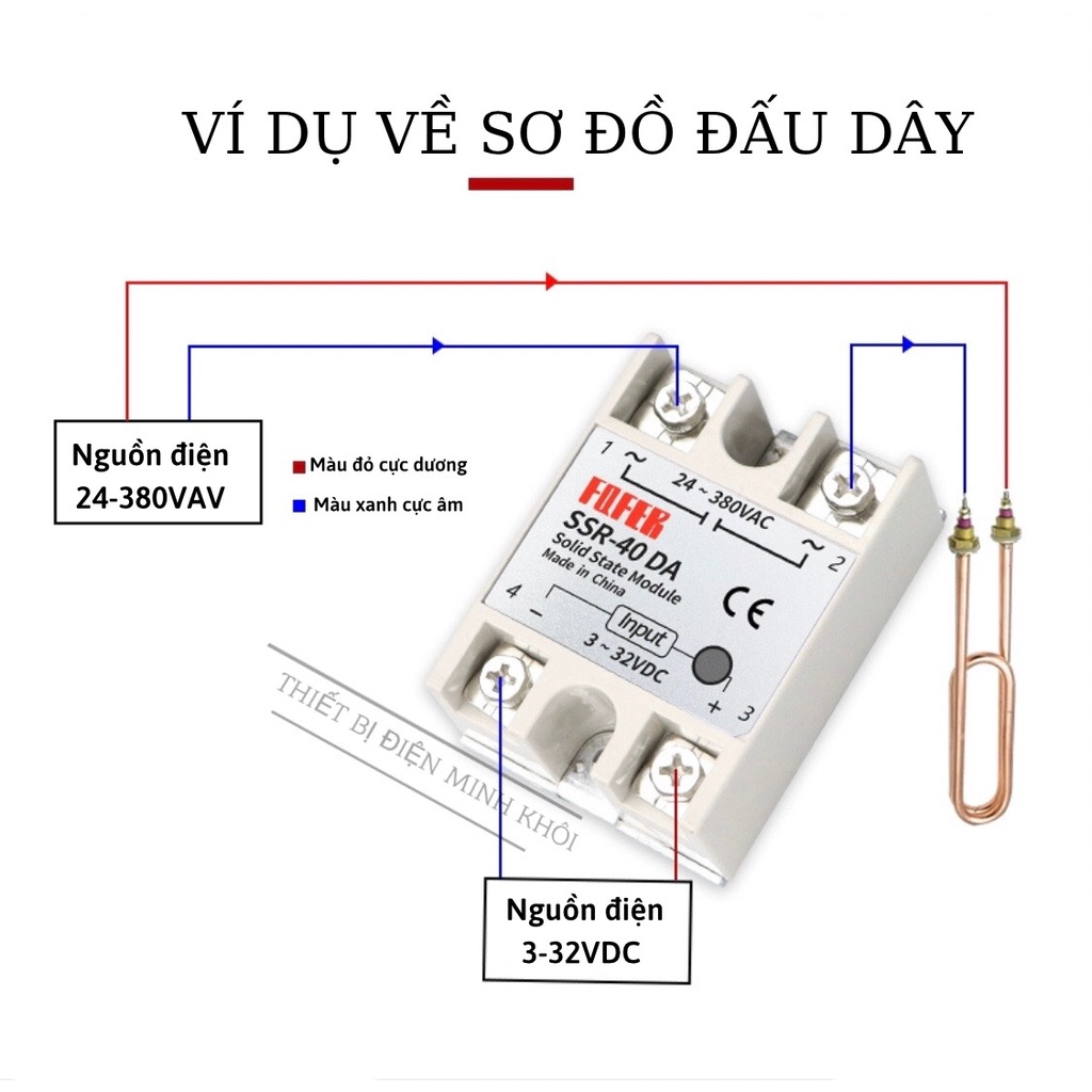 rơ le bán dẫn Fotek SSR-40VA-H,SSR-60VA-H,SSR-100VA-H,relay bán dẫn.relay rắn,solid state