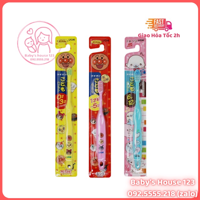 BÀN CHẢI ĐÁNH RĂNG LION JAPAN CHO BÉ