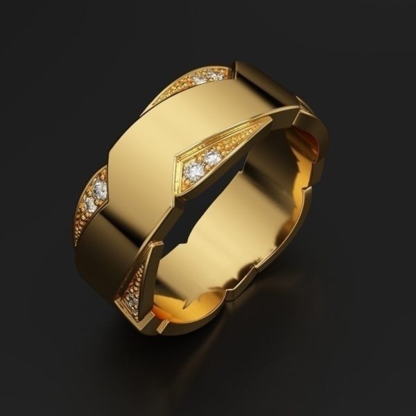 Nhẫn Mạ VàNg 18K ĐíNh Đá Vuông Sang TrọNg