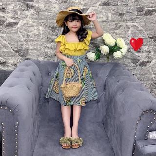 Sét váy dứa vàng