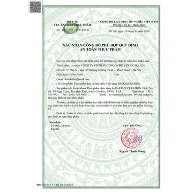 Viên uống bổ não Thompson's Ginkgo 6000mg 60 viên của Úc | Thế Giới Skin Care