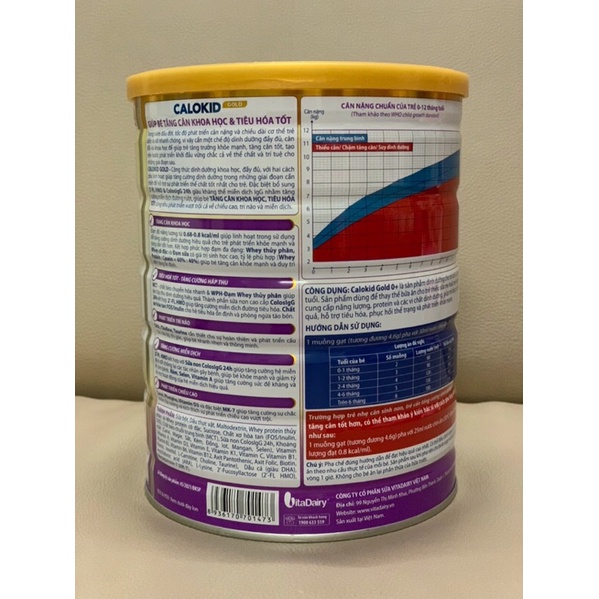 Sữa Calokid Gold 0+ 1+ lon 900g (Date mới nhất)