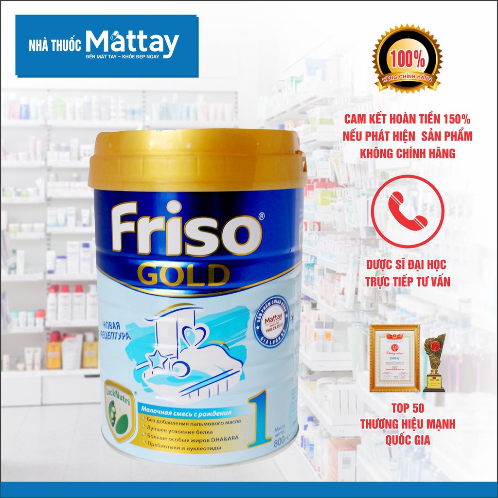 Sữa Friso Nga Số 1 - Lon 400gr - Nội Địa Nga ❤️