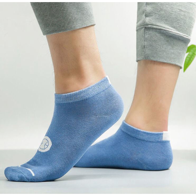 Set 5 Đôi Tất Vớ Cổ Ngắn Unisex WakeZone Nhiều Màu