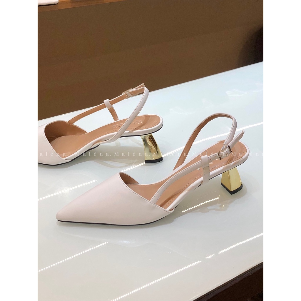 Giày slingback Malena gót nhập liên sườn