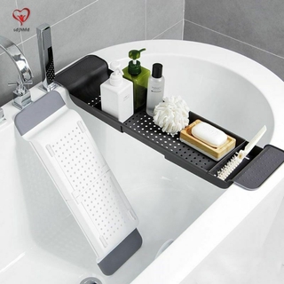 Bathtub Tub Shelf Caddy Rack Shower Holder Rack Storage Tray Over Bath Organizer Bathroom