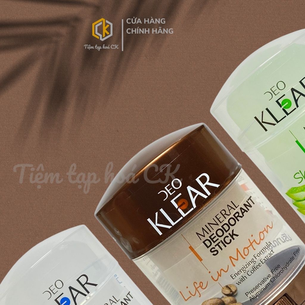 Lăn Khử Mùi, lăn nách đá khoáng KLEAR Thái lan 70gr