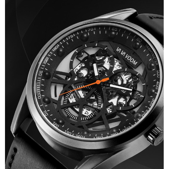 Đồng hồ nam VAVA VOOM V03 dây da cao cấp cực đẹp, lên tây cực êm ái, mặt to cá tính, chống nước tốt, hàng chính hãng | BigBuy360 - bigbuy360.vn