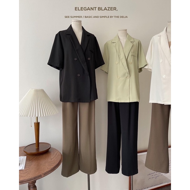 2211 ÁO BLAZER BỐN CÚC CỘC TAY KHÔNG TÚI | BigBuy360 - bigbuy360.vn